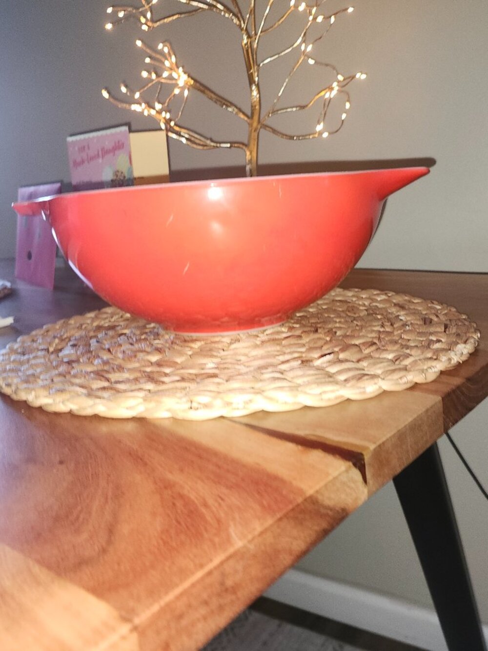 Pyrex red Cinderella 444